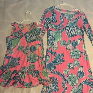 Lilly Pulitzer Mom and Me Barefoot Princess Dress Set Mothers Day girls